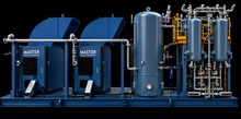 Load image into Gallery viewer, 200 HP Oil Free Rotary Screw Compressor with Refrigerated / Regenerative Dryers
