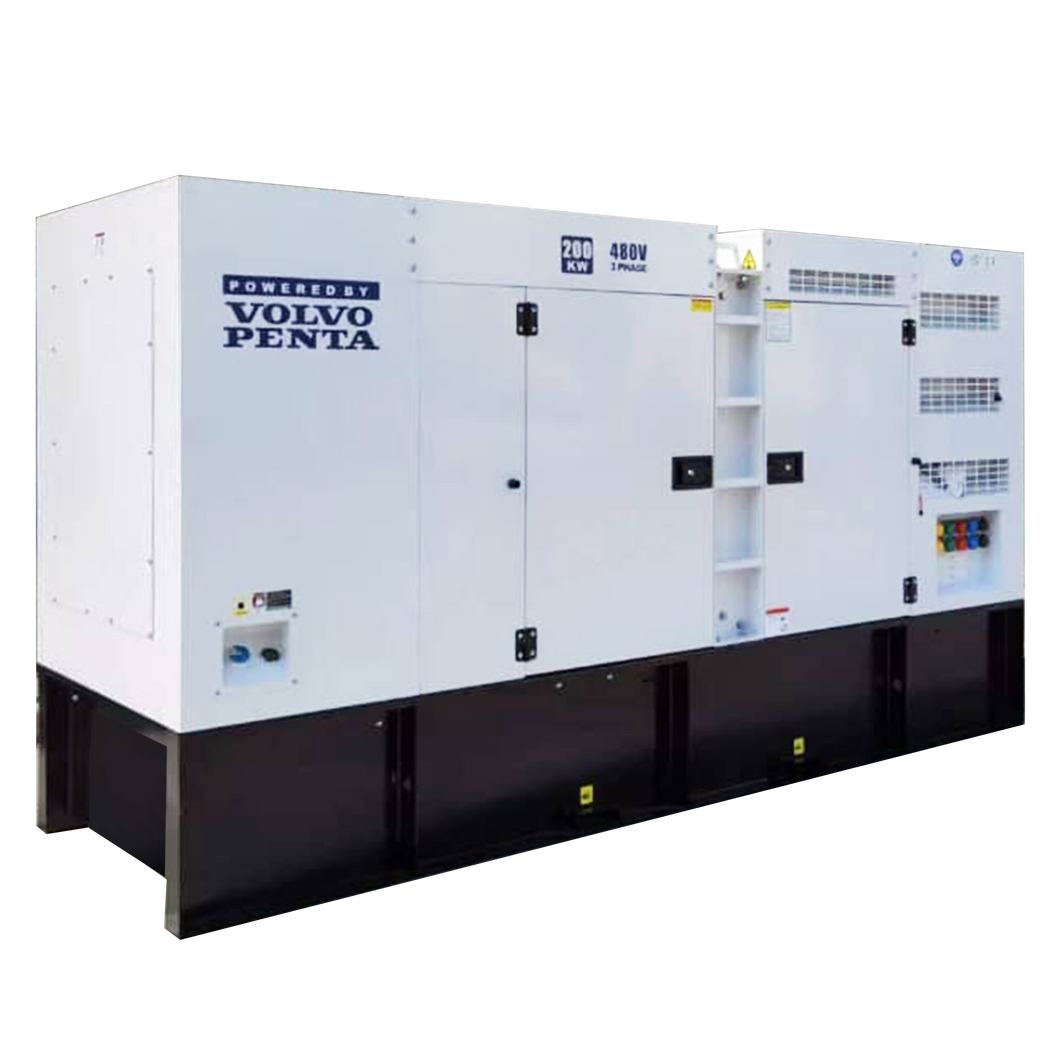 100 kW Volvo Diesel Generator (208/120V Three Phase 60Hz)